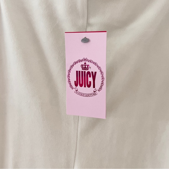 Juicy Couture Cream Velour Bike Shorts - XL - NWT - Picture 6 of 9